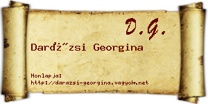Darázsi Georgina névjegykártya